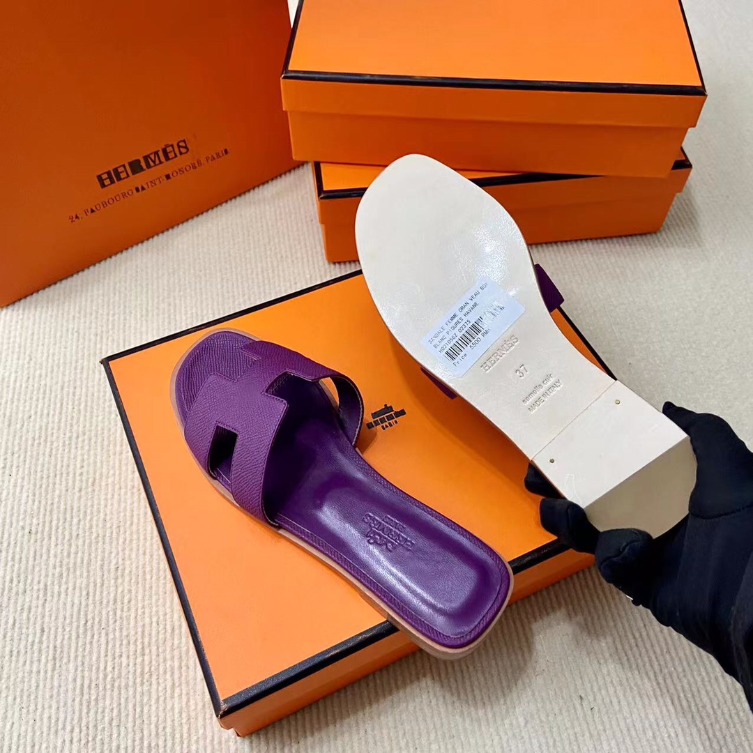 에르메스 올수공 오란 슬리퍼 샌들 앱송 98